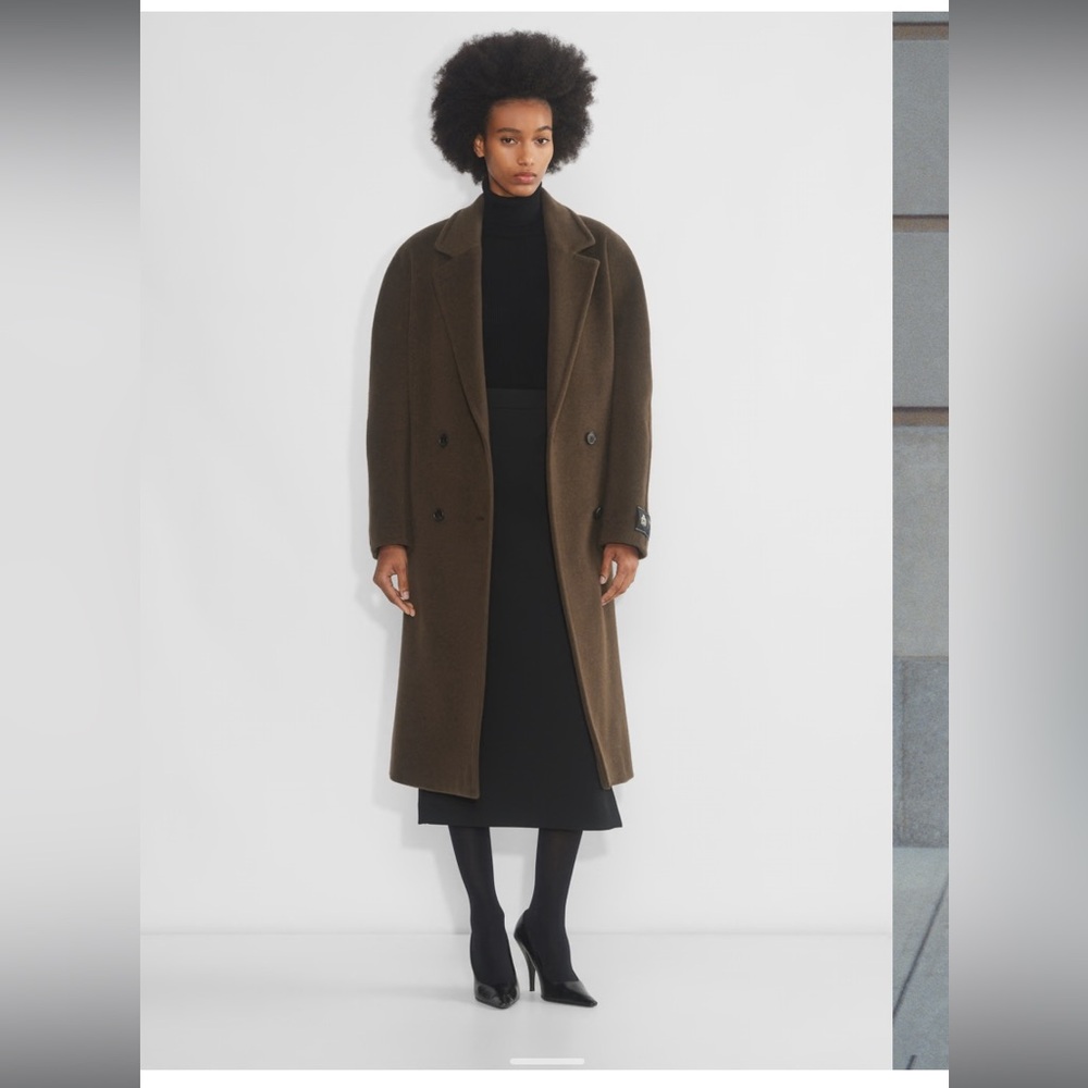 Aritzia Slouch™ Coat - Burnt Cedar